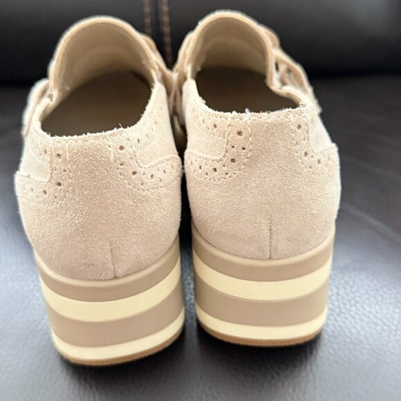 Dolce Vita Beige Platform Loafers - Picture 3 of 9